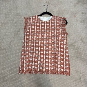 Burnt orange top - new with tags - small